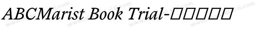 ABCMarist Book Trial字体转换